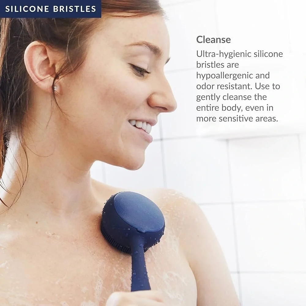 PMD Clean Body Smart Body Cleansing Device with Silicone Brush Three Attachments